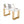 Office Executive Desk For Home Office - White / Gold