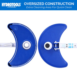 Swimline HydroTools 8110 Weighted Half Moon Pool Spa Maintenance Vacuum Head