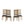 French Country Dining Chair With Rectangular Cane Backrest And Smooth Upholstered Seating