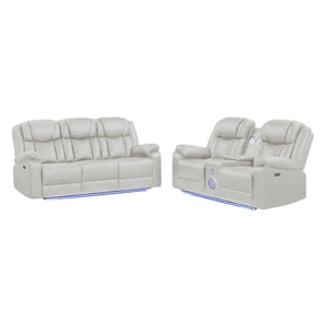 Challenger LED Power Recliner Set