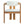 5-Piece Outdoor Acacia Wood Round Dining Set