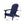 Zenithia Outdoor Foldable Adirondack Chair with 2 Cup Holders, Blue