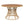 5-Piece Outdoor Dining Set: Teak Finish Round Acacia Wood Table & 4 Wicker Armchairs