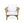 4-Pieces Acacia Wood Patio Furniture Set with Cushions