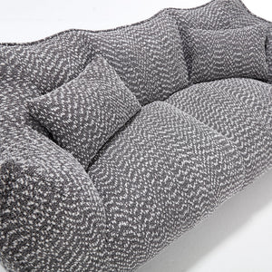 Comfortable Dual Beanbag Chair With High Resilience Foam Core For 2 People