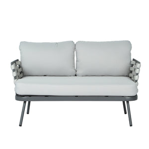 Mariano Steel 4-Pieces Conversation Set