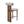 Renee Indoor Modern Split-Back Rubber Wood Counter Stool