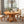 7-Piece Round Extendable Solid Wood Dining Table Set