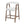 26'' Seat Height Bar Stools with Back - Set of 2
