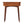 Solid Mango Wood Mini Chestnut Hallway Console with 2 Drawers