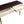 Christa - Sofa Table - White / Espresso