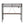 Adam - Twin Loft Bunk Bed With Cinnamon Wood Desk And Closet Rod - Black