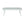 Mariano Steel Loveseat and Table, Off White & Grey