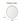 White Scalloped Round Wall Mirror