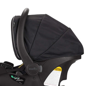 Evenflo Pivot Xpand Baby Stroller & SafeMax Infant Car Seat Travel System, Black