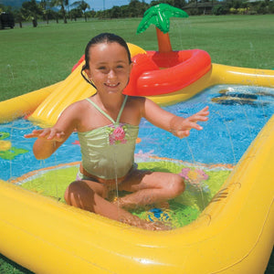 Intex 100"x77" Inflatable Ocean Play Center Backyard Toddler Kiddie Pool & Games