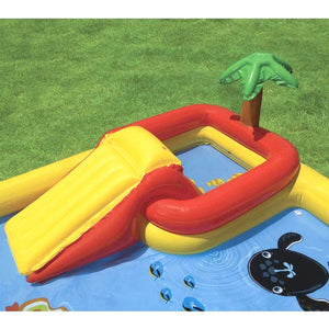Intex 100"x77" Inflatable Ocean Play Center Backyard Toddler Kiddie Pool & Games