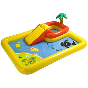 Intex 100"x77" Inflatable Ocean Play Center Backyard Toddler Kiddie Pool & Games