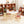 Kids Table And Chair Set With Cartoon Animals Design - White
