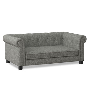 Modern Elegant Rectangle Pet Bed, Durable Elevated Dog Sofa