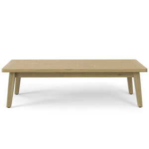 Palmetto - Outdoor Coffee Table - Light Teak