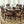Elegant Style Beautiful Side Chairs 2 Piece Set Cherry With Tipping Fabric Upholstered Traditional Dining Furniture - Cherry