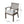 Outdoor Modern Aluminum Dining Chair with Cushion (Set of 2)