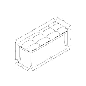 Oceanic - Dining Bench - Gray
