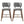 25.7 Inch Seat Height Fabric & Rubberwood Bar Stool