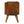 Solid Wood Nordic Storage Bench in Chestnut