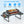 Foldable Camping Table Collapsible Picnic Aluminum Alloy Grill Stand 88LBS Max Load BBQ Table with 2 Side Trays