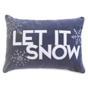 Nneka Let It Snow Lumbar Pillow