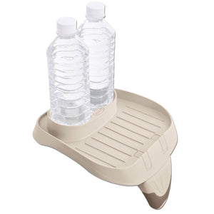 INTEX PureSpa Greywood Inflatable Spa & Attachable Drink & Snack Tray (4 Pack)