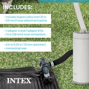 Intex Above Ground Swimming Pool Water Heater Solar Mat 28685E, Black (2 Pack)