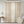Palm Leaf Burnout Sheer Window Curtain 50x95 Natural