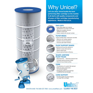 Unicel 6CH-961 Replacement Spa Filter Cartridge 60 Sq Ft PJW60TL FC-2715