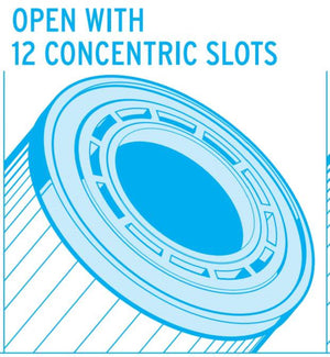 Unicel SC3-SR100 102 Square Foot 3 Oz Media Pool Filter Cartridge, 195 Pleats