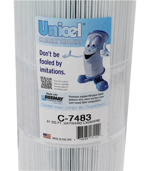 Unicel C-7483 Replacement 81 Sq Ft Swimming Pool Filter Cartridge, 176 Pleats