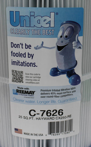 Unicel C-7626 Replacement 25 Sq Ft Pool Hot Tub Spa Filter Cartridge, 111 Pleats