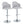 Ahoy - Contemporary Adjustable Barstool With Swivel With Rounded T Footrest (Set of 2)