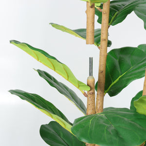 5.2FT Artificial Fiddle Leaf Fig Tree With Decorative Pot