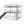 Twin Size House Loft Bed With Slide And Ladder - Black