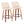 Toriano - Mid Century Modern, Counter Stool (Set of 2)