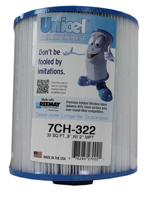 Unicel 7CH-322 Replacement 32 SqFt Filter Cartridge for Spa, 175 Pleats (4 Pack)