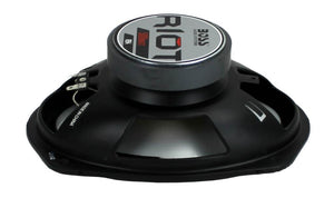 BOSS R94 6x9" 500W Car Audio Speakers + 2) 6x9" Speaker Box Enclosures - TRAPSKI