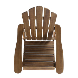 Aurascape Outdoor Acacia Wood Foldable Adirondack Chair