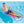 Intex 58802EP King Kool Inflatable Swimming Lounging Pool Float w/Cup Holder