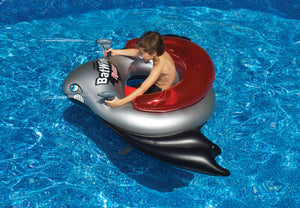 Swimline 90797 BatWing Fighter Inflatable Kids Battle Squirt Blaster Tube Float