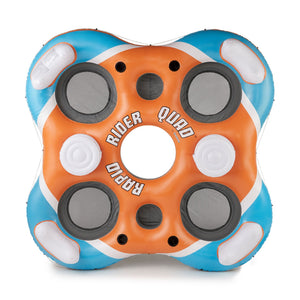Bestway Rapid Rider 4 Person Floating Island Raft and Rapid Rider 2 Person Tube