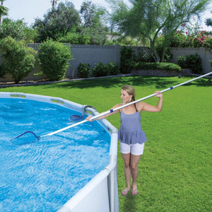 Bestway 18ft x 9ft x 4ft Rectangular Above Ground Swimming Pool w/ Accessories